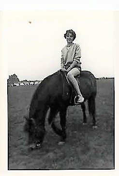 Maureen horseriding 1961